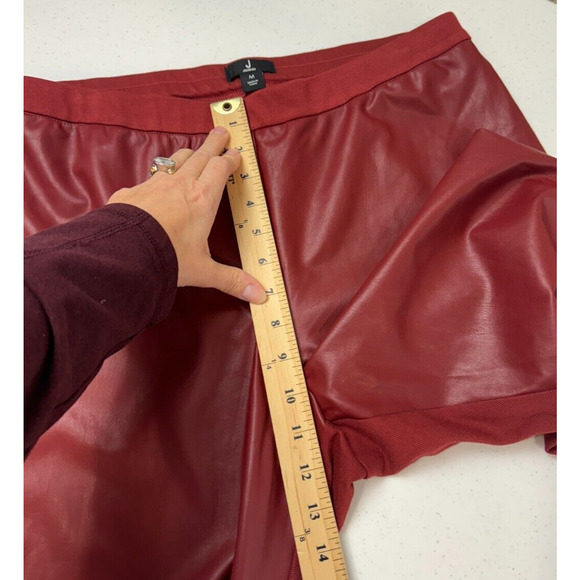 J Jason Wu Women's Stretch Faux Leather Reg Pull On Pants Side Zipper Size M - Picture 10 of 16